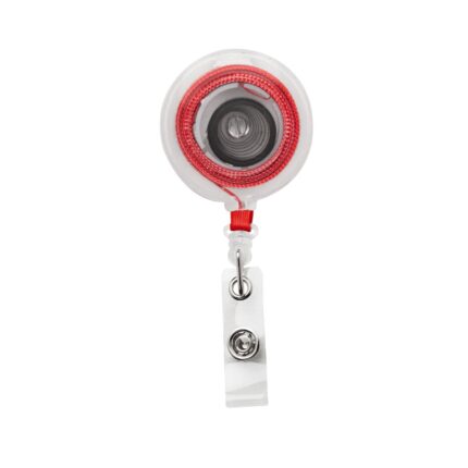 Portagafete Flexómetro Dot Rojo, transforma tu estrategia de marketing con la tienda en línea con promocionales guadalajara