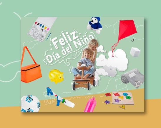 articulos promocionales para el día del niño este 30 de abril