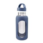 Cilindro de vidrio idara azul, productos promocionales con buena aceptación entre clientes y colaboradores