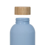 Cilindro lemn azul pastel sólido, artículos personalizados para impresión, bordado o grabado según la pieza