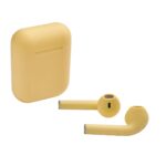 Audífonos lina amarillo, regalos empresariales con equilibrio entre practicidad, imagen y duración