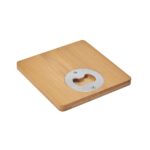Artículos promocionales con equilibrio entre estética, funcionalidad y duración, portavasos hout