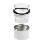Artículos personalizados que se adaptan bien a cualquier tipo de evento, vaso whiskero basile blanco