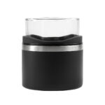 Vaso whiskero basile negro, servicio de personalización en guadalajara para todo el país