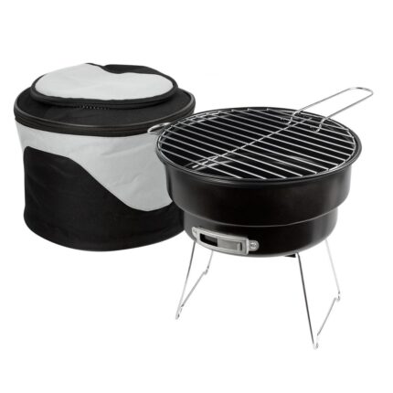 Merchandising para empresas desarrollado para campañas a largo plazo, asador con hielera camping