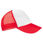 Gorra trucker rojo, artículos de merchandising que fortalecen la identidad de tu marca