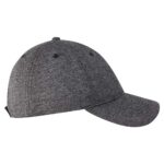 Gorra evony gris oxford, merchandising empresarial con terminados y colores institucionales