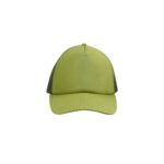 Opciones de artículos personalizados con variedad de colores, materiales y terminados, gorra road verde