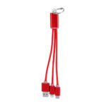 Artículos de merchandising empresarial recomendados para uso cotidiano, cable jenifra rojo