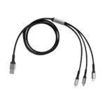 Cable zaru negro, regalos corporativos para cerrar negocios, campañas o relaciones comerciales