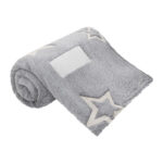 Frazada mekky gris, regalos corporativos con materiales de excelente imagen y durabilidad
