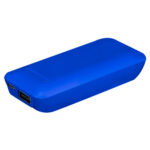 Merchandising para empresas desarrollado para campañas a largo plazo, power bank hargy azul