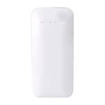 Artículos publicitarios con opción de incluir logotipos o tu slogan, power bank hargy blanco