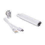 Catálogo variado de productos personalizados y regalos corporativos para entrega, power bank tafel blanco