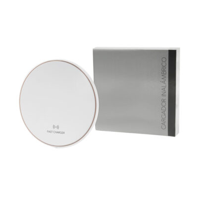 Cargador inalámbrico camali, línea renovada de artículos promocionales con terminados de calidad