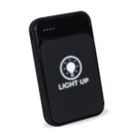 Regalos publicitarios pensados para campañas y dias especiales, power bank lumina negro