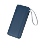 Power bank iktron azul, artículos de merchandising para empresas con distintas técnicas de personalización