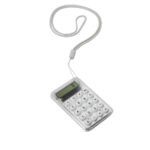 Artículos de merchandising empresarial recomendados para uso cotidiano, calculadora zuel blanco
