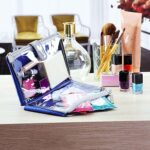 Cosmetiquera briana azul, regalos empresariales para personalización con logotipo institucional