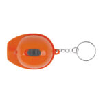 Llavero destapador con luz arán naranja, alternativas de regalos corporativos prácticos y representativos