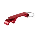 Diseños de merchandising empresarial adaptados a diferentes tipos de eventos o campañas, llavero destapador yaburu rojo