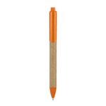 Bolígrafo matobo naranja, productos promocionales pensados para reforzar la identidad visual tu empresa