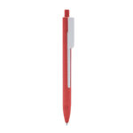 Regalos corporativos ideales para colaboradores, socios o clientes frecuentes, bolígrafo eco gruri rojo