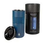Línea de regalos corporativos prácticos para momentos especiales, termo artisan azul