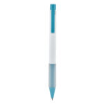 Regalos corporativos funcionales, para transportar y con excelente imagen, bolígrafo irott azul