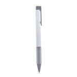 Disponibilidad de artículos publicitarios en varios formatos y presentaciones, bolígrafo irott gris