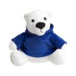 Oso teddy bear azul, línea flexible de artículos publicitarios con disponibilidad inmediata