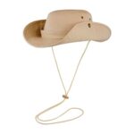 Sombrero mojave beige, merchandising empresarial con equilibrio entre costo, calidad y diseño