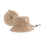 Artículos publicitarios sencillos que fortalecen el vínculo con clientes, sombrero plegable hattu beige