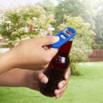 Merchandising empresarial de línea práctica para distintas áreas de trabajo, desarmador-destapador kiowa azul