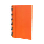 Regalos promocionales que acompañan campañas de tu marca o lanzamientos de producto, libreta alesa naranja