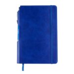 Regalos publicitarios diseñados para mantener tu marca visible y presente, libreta kenya azul