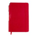 Libreta kenya rojo, diseños personalizados disponibles en distintas técnicas de impresión o grabado