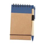 Propuestas de artículos personalizados que equilibran costo, imagen y reputación, libreta green planet azul