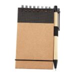 Libreta green planet negro, artículos publicitarios que equilibran costo y reputación