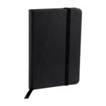 Línea básica de artículos personalizados con terminados uniformes, libreta lovecolors negro