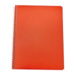 Artículos publicitarios con imagen elegante y terminados únicos, cuaderno profesional naranja