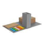 Porta notas kuslig gris, artículos de regalo promocional adaptados a diferentes tipos de público