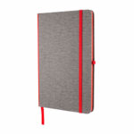 Opciones de regalos corporativos con personalización puntual y entregas oportunas, libreta sombor rojo