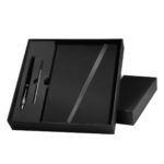 Regalos corporativos ideales para colaboradores, socios o clientes frecuentes, set de libreta jinsei negro