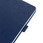 Libreta tesut azul, regalos promocionales fabricados con control de calidad y atención al detalle