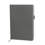 Libreta tesut gris, colecciones de merchandising empresarial desarrolladas con base en funcionalidad
