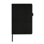 Libreta tesut negro, línea funcional de artículos promocionales con buena aceptación en eventos