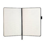 Merchandising para empresas con materiales duraderos y terminados sensacionales, libreta tesut negro