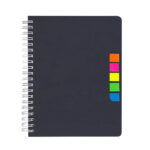 Propuestas funcionales en regalos promocionales con personalización puntual, libreta koryak azul