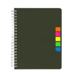 Opciones de regalos empresariales con diferentes niveles de presentación, libreta koryak verde